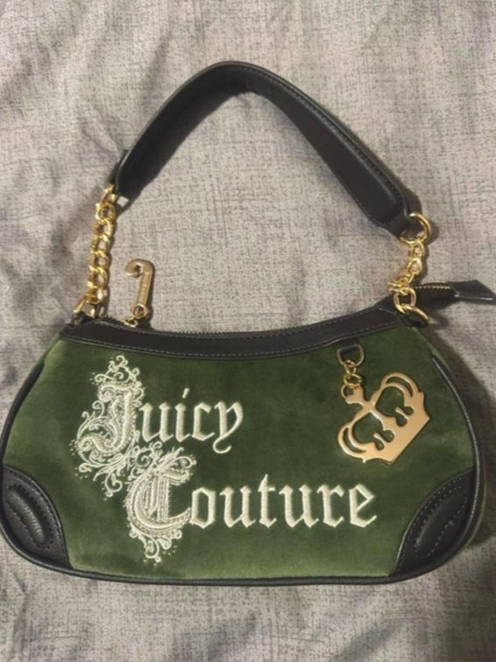 Velour vintage juicy bag